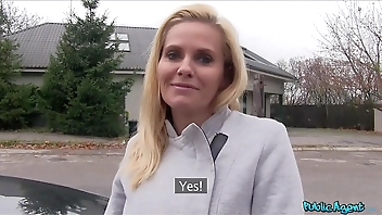 Public Agent Blonde MILF with Big Boobs Fucks a Stranger for Cash