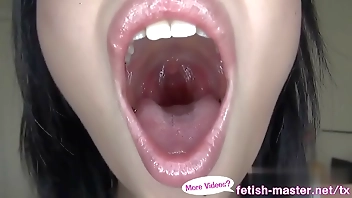 Japanese Asian Tongue Spit Face Nose Licking Sucking Kissing Handjob Fetish - More at fetish-master.net