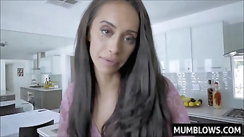 stepMom helping Stepson clean up when he pops a boner