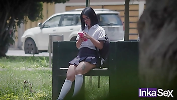 Innocent big-assed Latina is taken to a stranger's house with lies to fuck