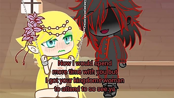 Gacha elfa fode com demonio