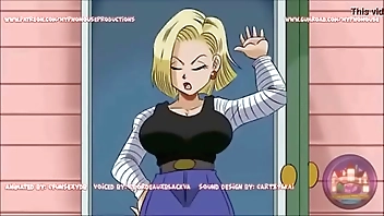 Android 18 hypnotized